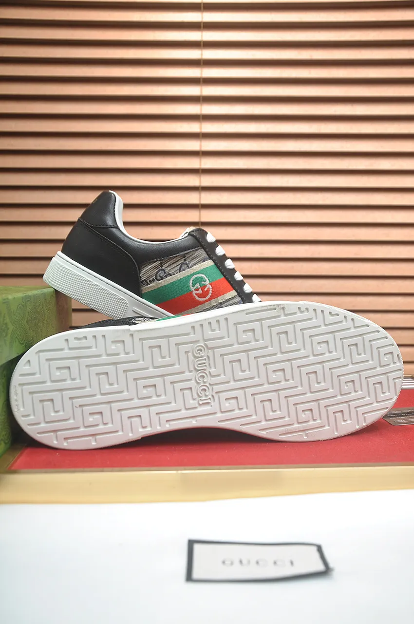 Men's men's shoes💰420💶[GUCCI Gucci] official website 1:1 men's sports shoes are now on the market, using original Gucci fabric + gluten lining, plus the official website original 1:1 comfortable outsole. Fashionable and versatile, super comfortable and breathable. 5 colors available, standard shoe size 38/45 (custom-made sizes 45 are non-refundable)